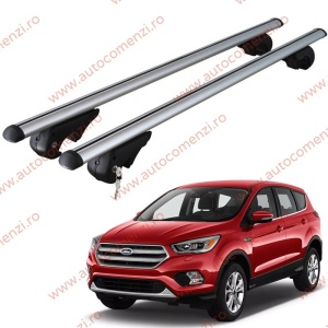 Set bare portbagaj FORD Kuga II 2012-2019 - ALUMINIU / cu cheie antifurt - 135 cm - PREMIUM