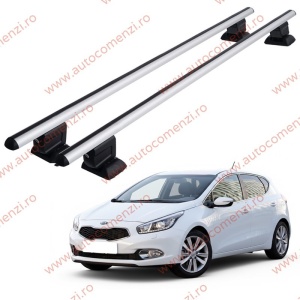Set bare portbagaj KIA Cee'd II 2012-2018 Hatchback - cu cheie antifurt / Aluminiu