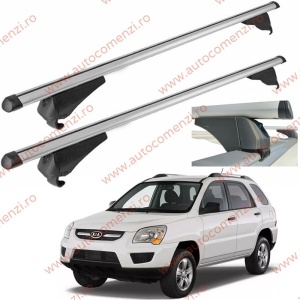 Set bare portbagaj KIA Sportage II 2005-2010 - Aluminiu / cu cheie antifurt