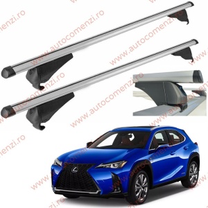 Set bare portbagaj LEXUS UX (ZA10) 2018-2020 Pre-Facelift - Aluminiu / cu cheie antifurt