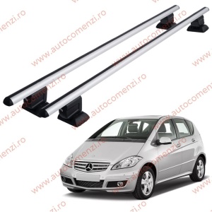 Set bare portbagaj MERCEDES Clasa A W169 2004-2012 Hatchback (3/5 usi) - cu cheie antifurt / Aluminiu