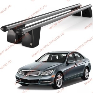 Set bare portbagaj MERCEDES Clasa C (W204) 2008-2015 (prindere in puncte fixe)