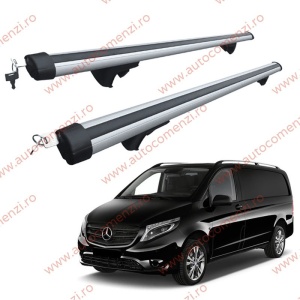 Set bare portbagaj MERCEDES Viano III (W447) 2014-prezent - Aluminiu / cu cheie antifurt - 150cm