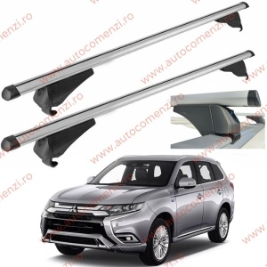 Set bare portbagaj MITSUBISHI Outlander III 2012-2021 - Aluminiu / cu cheie antifurt