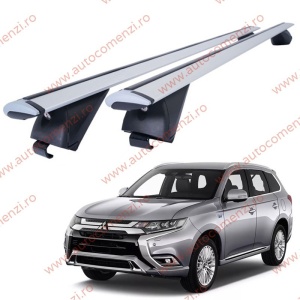 Set bare portbagaj MITSUBISHI Outlander III 2012-2021 - Wingbar - Aluminiu / cu cheie antifurt