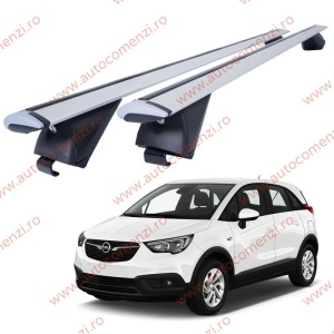 Set bare portbagaj OPEL Crossland X 2017-prezent - Wingbar - Aluminiu / cu cheie antifurt