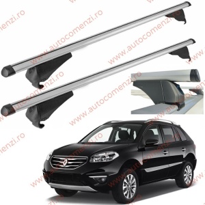Set bare portbagaj RENAULT Koleos I 2006-2016 - Aluminiu / cu cheie antifurt