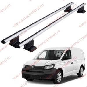 Set bare portbagaj VW Caddy IV (SB) 2021-prezent - cu cheie antifurt / Aluminiu
