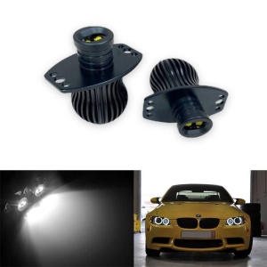 Set LED Marker Angel Eyes BMW Seria 3 E90/E91 2004-2008 PreFacelift , 20W, Alb (Canbus) - pentru faruri Xenon