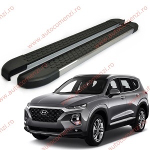 Set praguri HYUNDAI Santa Fe IV 2021-prezent (praguri + kit montaj)