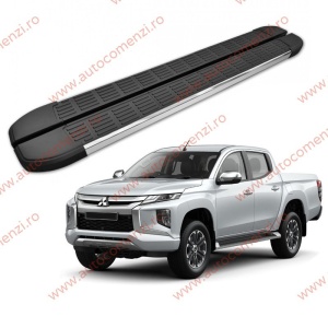 Set praguri MITSUBISHI L200 V 2019-2023 Facelift (praguri + kit montaj)