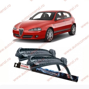 Set stergatoare parbriz ALFA ROMEO 147 2000-2010 (sofer + pasager) BOSCH