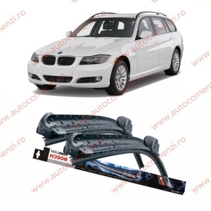 Set stergatoare parbriz BMW Seria 3 E91 2004-2011 Combi (sofer + pasager) BOSCH