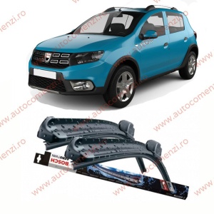 Set stergatoare parbriz DACIA Sandero II 2012-2020 (sofer + pasager) BOSCH