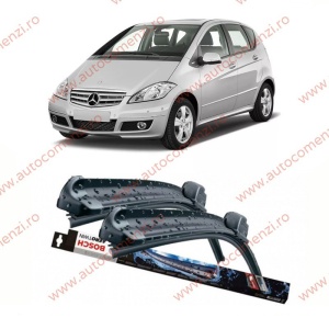 Set stergatoare parbriz MERCEDES Clasa A W169 2004-2012 (sofer + pasager) BOSCH