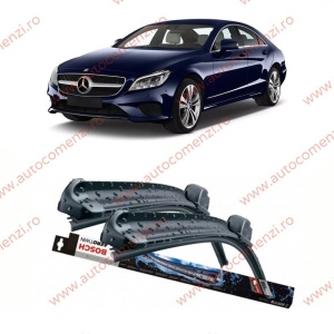 Set stergatoare parbriz MERCEDES CLS C218 2010-2018 (sofer + pasager) BOSCH