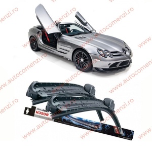 Set stergatoare parbriz MERCEDES SLR R199 2003-2010 (sofer + pasager) BOSCH