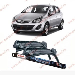 Set stergatoare parbriz OPEL Corsa D 2006-2014 Hatchback (sofer + pasager) BOSCH
