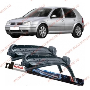 Set stergatoare parbriz VW Golf IV 1997-2004 (sofer + pasager) BOSCH