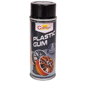 Spray vopsea Profesional Champion cauciucata Negru Semi-Lucios
