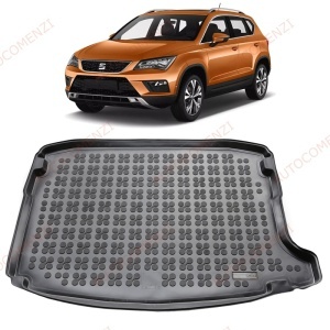 Tavita Portbagaj cauciuc SEAT Ateca 2016-prezent (podea portbagaj fixa / kit reparatie pana) - REZAW PLAST