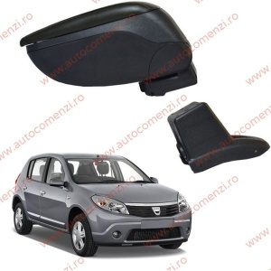 Cotiera auto dedicata DACIA Sandero I 2008-2012 - cu geamuri electrice