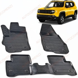 Covoare auto tavita JEEP Renegade 2014-2025 (5 bucati)