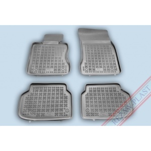 Covoare cauciuc BMW Seria 7 F01 2008-2015 - tip tavita - gri - REZAW PLAST