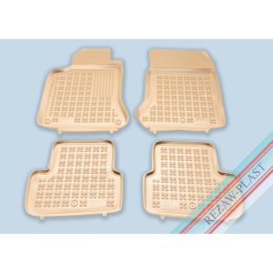 Covoare cauciuc INFINITY Q30 2015-2019 (cu roata de rezerva mica) - tip tavita - bej - REZAW PLAST