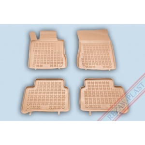 Covoare cauciuc MERCEDES Clasa E W211 2002-2009 - tip tavita - bej - REZAW PLAST