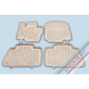 Covoare cauciuc MERCEDES GLE W167 2019-prezent - tip tavita - bej - REZAW PLAST