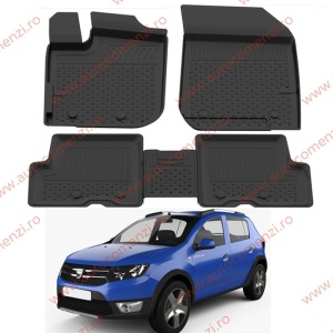 Covoare cauciuc tavita DACIA Sandero Stepway II 2012-2020 (Ultra SHL)
