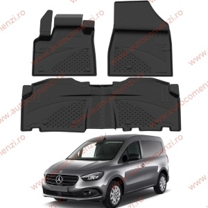 Covoare cauciuc tavita MERCEDES Citan II (W420) 2021-prezent (Ultra SHL)