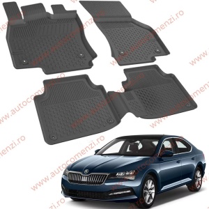 Covoare cauciuc tavita SKODA Superb III 2015-2023 (Ultra SHL)