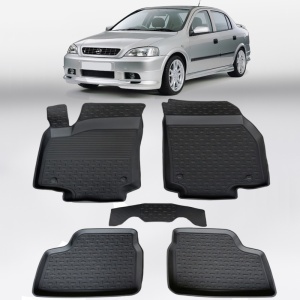 Covoare OPEL Astra G 1998-2009 - tip tavita - 100% cauciuc - SEINTEX