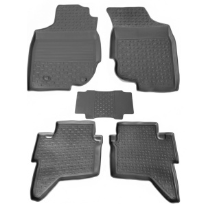 Covoare TOYOTA Hilux VII 2004-2015 - tip tavita - 100% cauciuc - SEINTEX
