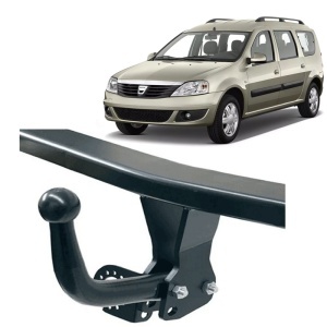 DACIA Logan MCV I 2006-2012 - Kit carlig de remorcare ( Carlig + sistem cablaj dedicat) Pachet Complet