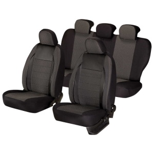 Huse scaune auto compatibile BMW Seria 1 E87 2004-2011 / Elegance Negru (44496)
