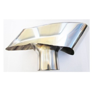 Ornament toba inox BMW X6 E71 2008-2015 / Argintiu