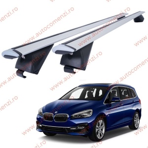 Set bare portbagaj BMW Seria 2 F46 Gran Tourer 2014-2021 - Wingbar - Aluminiu / cu cheie antifurt