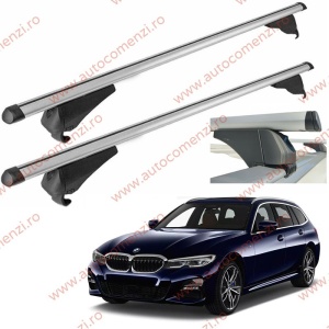 Set bare portbagaj BMW Seria 3 G21 2018-prezent Combi - Aluminiu / cu cheie antifurt