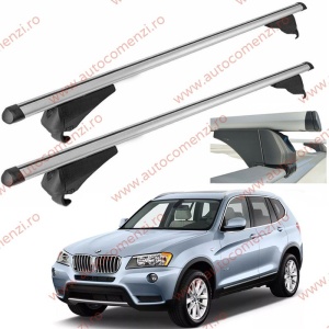 Set bare portbagaj BMW X5 E70 2006-2013 - Aluminiu / cu cheie antifurt