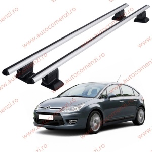 Set bare portbagaj CITROEN C4 I 2004-2010 - cu cheie antifurt / Aluminiu