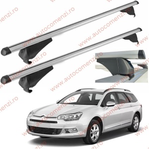 Set bare portbagaj CITROEN C5 II (RD/TD) 2007-2019 Combi - Aluminiu / cu cheie antifurt