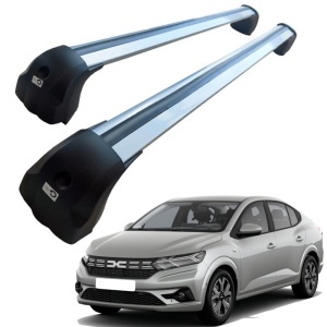 Set bare portbagaj cu cheie DACIA Logan III 2020-prezent - Aluminiu