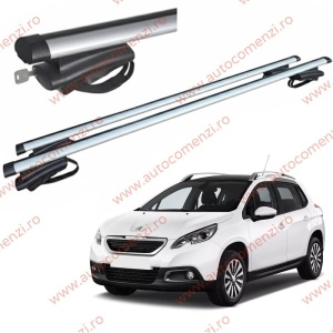 Set bare portbagaj cu cheie PEUGEOT 2008 I 2013-2019 - ALUMINIU