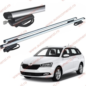 Set bare portbagaj cu cheie SKODA Fabia III 2014-2021 Combi - ALUMINIU