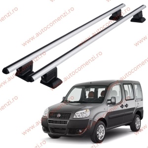 Set bare portbagaj FIAT Doblo I 2000-2010 - cu cheie antifurt / Aluminiu