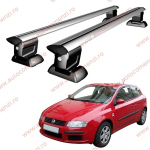 Set bare portbagaj FIAT Stilo 2001-2007 Hatchback - Wingbar - cu cheie antifurt / Aluminiu