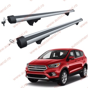 Set bare portbagaj FORD Kuga II 2012-2019 - Aluminiu / cu cheie antifurt - 120 cm